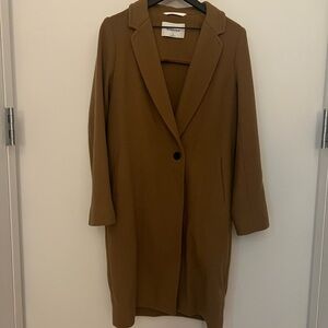 Aritzia Babaton Brown Long Coat